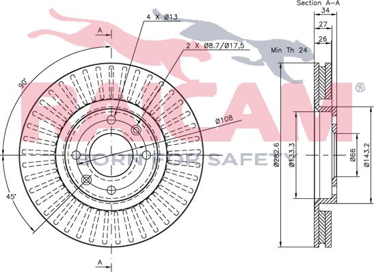 Raicam RD00115 - Bremžu diski www.autospares.lv