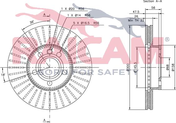 Raicam RD00899 - Bremžu diski www.autospares.lv