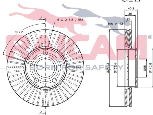 Raicam RD00892 - Bremžu diski www.autospares.lv