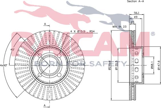 Raicam RD00866 - Bremžu diski www.autospares.lv