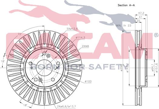 Raicam RD00316 - Bremžu diski www.autospares.lv