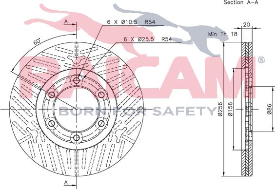 Raicam RD00384 - Bremžu diski www.autospares.lv