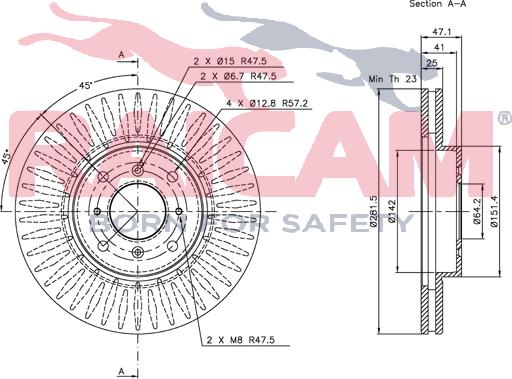 Raicam RD00296 - Bremžu diski www.autospares.lv