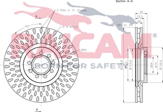 Raicam RD00218 - Bremžu diski www.autospares.lv