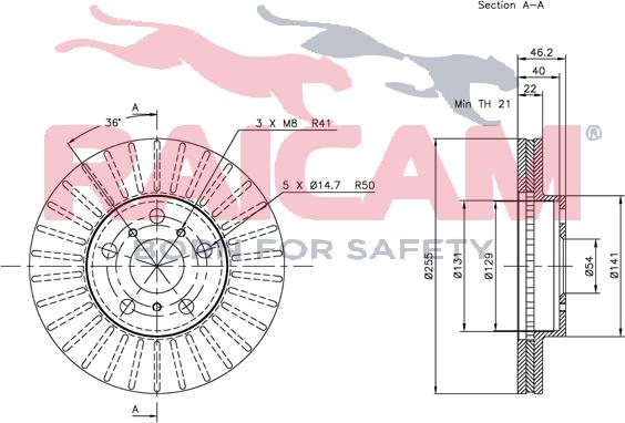 Raicam RD00791 - Bremžu diski www.autospares.lv