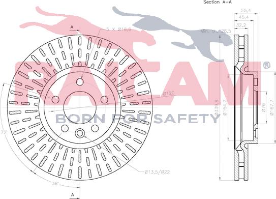 Raicam RD01470 - Bremžu diski www.autospares.lv