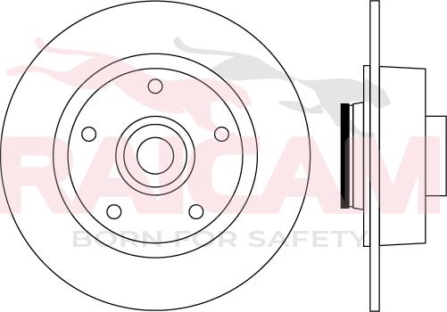 Raicam RD01544 - Bremžu diski autospares.lv