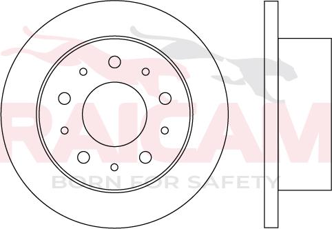 Raicam RD01623 - Тормозной диск www.autospares.lv