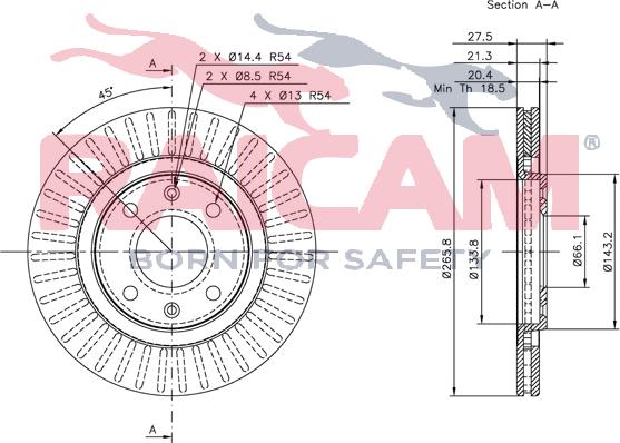 Raicam RD01040 - Bremžu diski www.autospares.lv