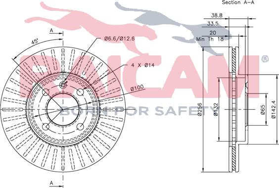 Raicam RD01058 - Bremžu diski www.autospares.lv