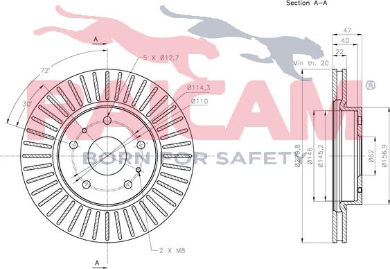 Raicam RD01011 - Bremžu diski www.autospares.lv