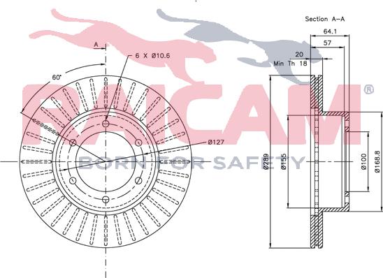 Raicam RD01071 - Bremžu diski www.autospares.lv