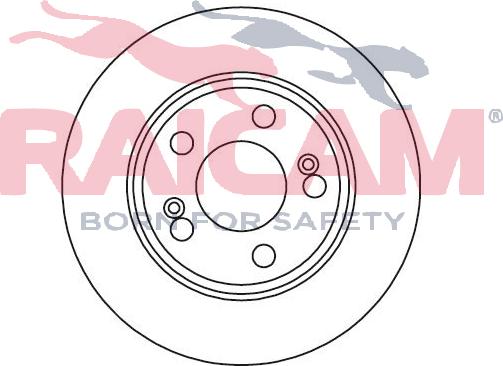 Raicam RD01249 - Тормозной диск www.autospares.lv