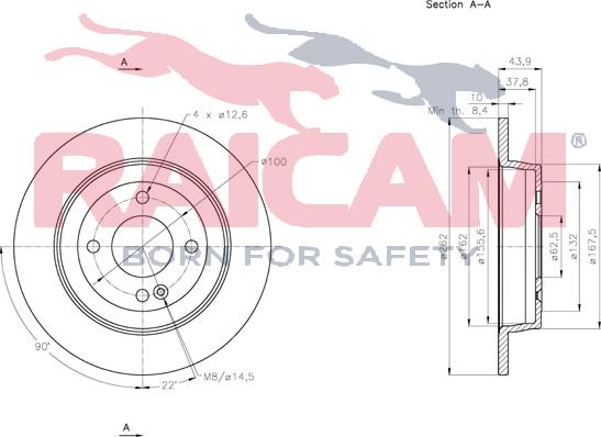 Raicam RD01237 - Bremžu diski www.autospares.lv