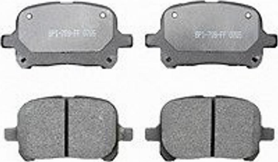 Raybestos PGD707 - Brake Pad Set, disc brake www.autospares.lv