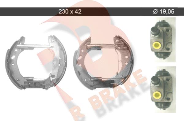 R Brake 79RBKT0041 - Bremžu loku komplekts autospares.lv