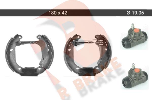 R Brake 79RBKT0059 - Bremžu loku komplekts autospares.lv