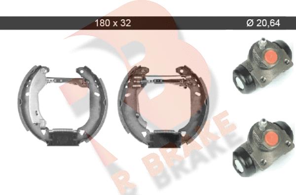 R Brake 79RBKT0011 - Bremžu loku komplekts autospares.lv