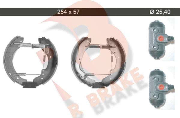 R Brake 79RBKT0081 - Bremžu loku komplekts www.autospares.lv