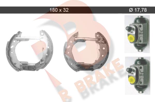 R Brake 79RBKT0024 - Bremžu loku komplekts autospares.lv