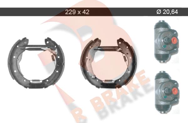 R Brake 79RBKT0070 - Bremžu loku komplekts autospares.lv