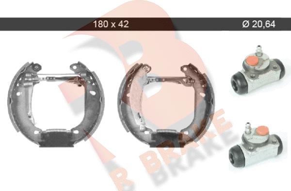 R Brake 79RBKT0103 - Bremžu loku komplekts www.autospares.lv