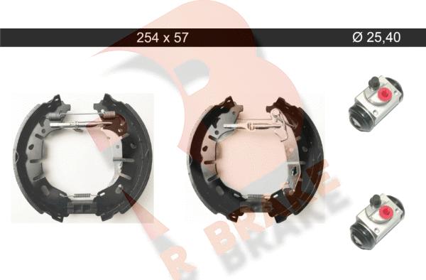 R Brake 79RBKT0125 - Bremžu loku komplekts www.autospares.lv