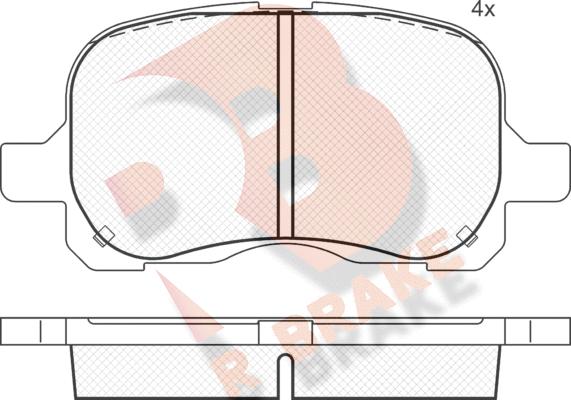 HELLA 8DB 355 034-071 - Тормозные колодки, дисковые, комплект www.autospares.lv