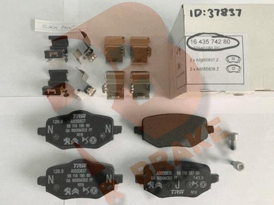 R Brake RB2418 - Brake Pad Set, disc brake www.autospares.lv