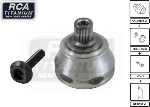 RCA France AA93 - Шарнирный комплект, ШРУС, приводной вал www.autospares.lv