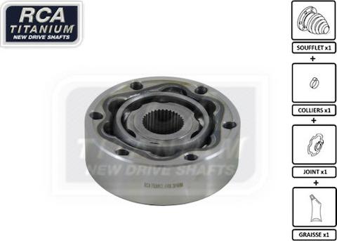 RCA France AV08 - Шарнирный комплект, ШРУС, приводной вал www.autospares.lv