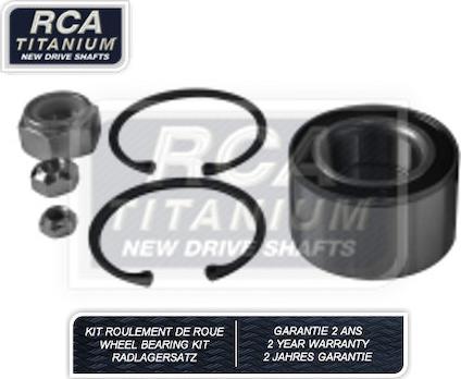 RCA France RCAK1406 - Wheel hub, bearing Kit www.autospares.lv