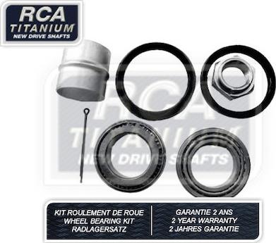 RCA France RCAK1417 - Wheel hub, bearing Kit www.autospares.lv