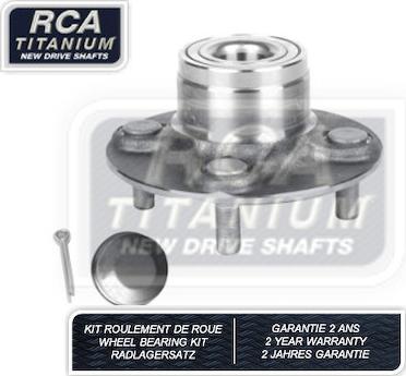 RCA France RCAK1558 - Wheel hub, bearing Kit www.autospares.lv