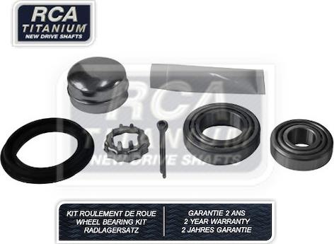 RCA France RCAK1018 - Riteņa rumbas gultņa komplekts autospares.lv