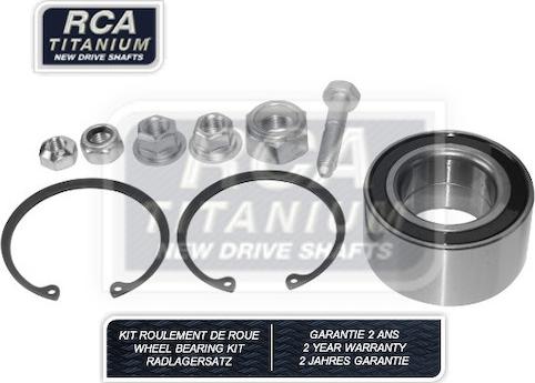 RCA France RCAK1073 - Wheel hub, bearing Kit www.autospares.lv