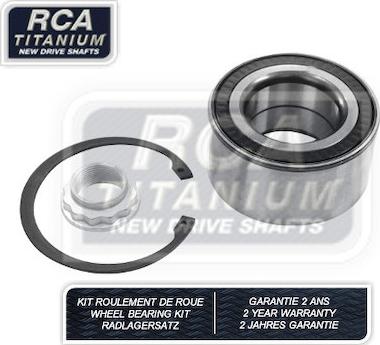 RCA France RCAK1159 - Wheel hub, bearing Kit www.autospares.lv