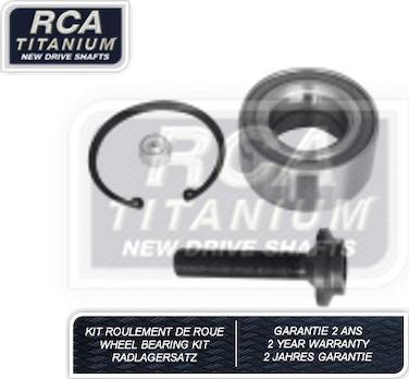 RCA France RCAK1160 - Подшипник ступицы колеса, комплект www.autospares.lv