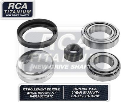 RCA France RCAK1116 - Wheel hub, bearing Kit www.autospares.lv