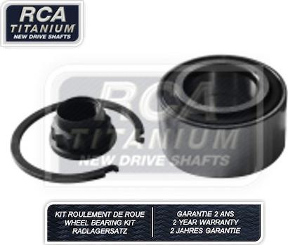 RCA France RCAK1272 - Подшипник ступицы колеса, комплект www.autospares.lv