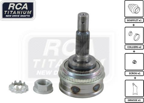 RCA France TO08F2A - Šarnīru komplekts, Piedziņas vārpsta www.autospares.lv