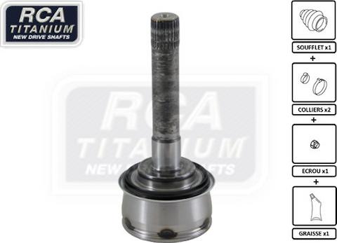 RCA France TO113 - Шарнирный комплект, ШРУС, приводной вал www.autospares.lv