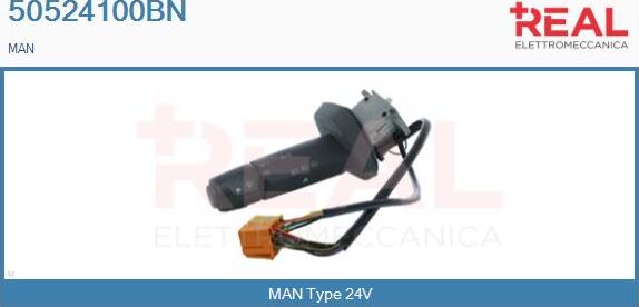 REAL 50524100BN - Steering Column Switch www.autospares.lv