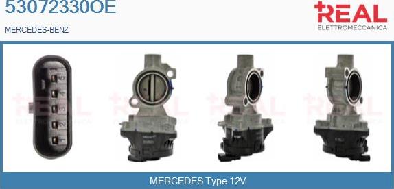 REAL 53072330OE - EGR Valve www.autospares.lv