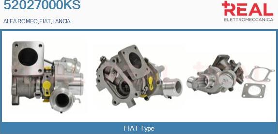 REAL 52027000KS - Kompresors, Turbopūte autospares.lv
