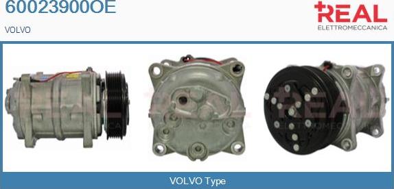 REAL 60023900OE - Compressor, air conditioning www.autospares.lv