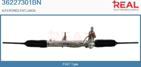 REAL 36227301BN - Stūres mehānisms autospares.lv