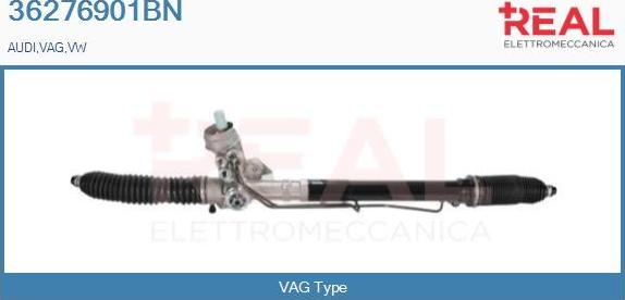 REAL 36276901BN - Steering Gear www.autospares.lv