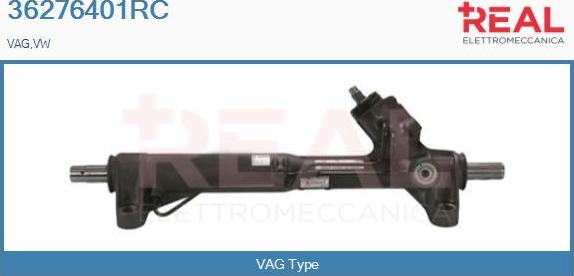 REAL 36276401RC - Steering Gear www.autospares.lv