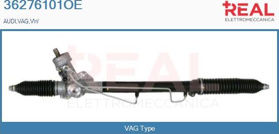 REAL 36276101OE - Steering Gear www.autospares.lv